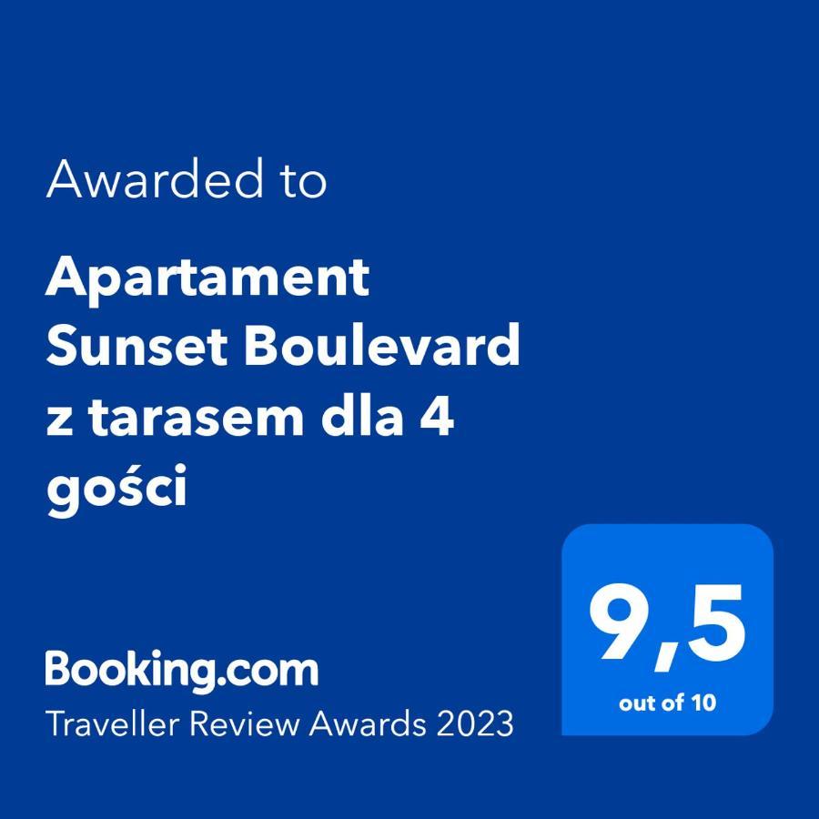 Apartament Sunset Boulevard Z Tarasem Dla 4 Gosci غدينيا المظهر الخارجي الصورة